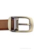 Discover Fashion Men Brown Genuine Leather Belt(Brown-1)